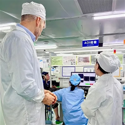 Australian Wireless Communication Customer Visits STHL To Discuss PCBA Manufacturing Support